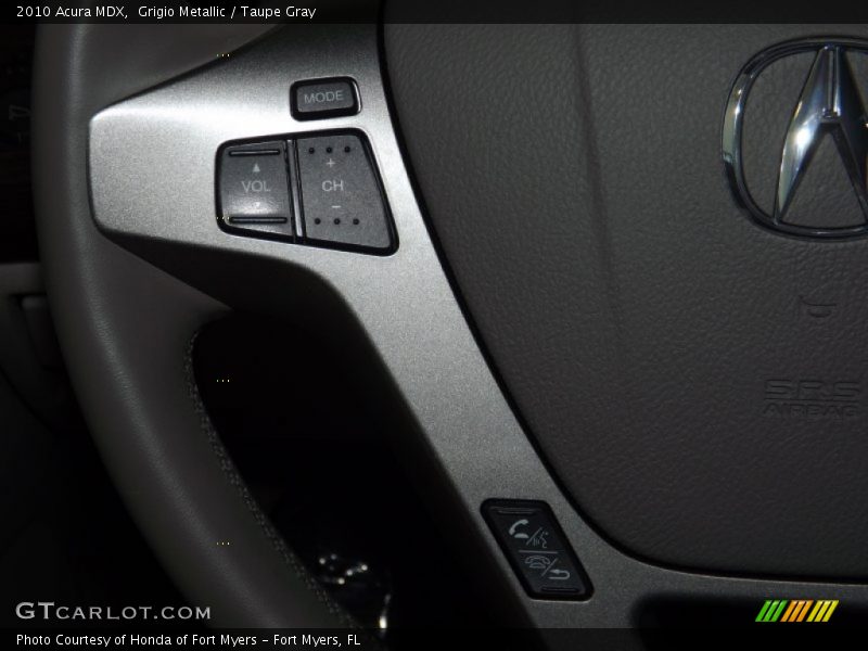 Grigio Metallic / Taupe Gray 2010 Acura MDX