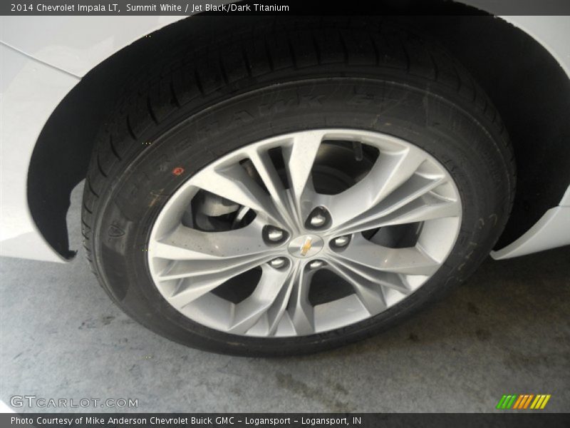 Summit White / Jet Black/Dark Titanium 2014 Chevrolet Impala LT