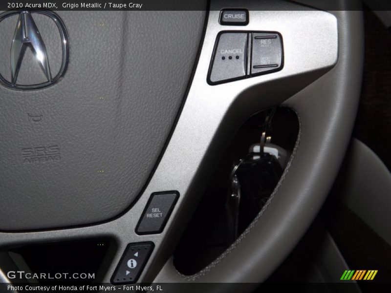 Grigio Metallic / Taupe Gray 2010 Acura MDX