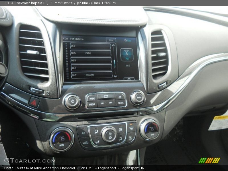 Summit White / Jet Black/Dark Titanium 2014 Chevrolet Impala LT
