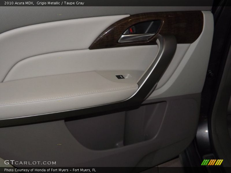 Grigio Metallic / Taupe Gray 2010 Acura MDX