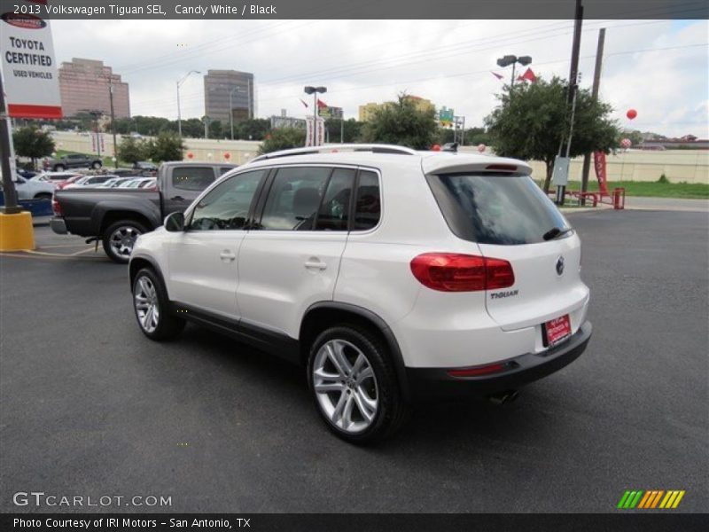 Candy White / Black 2013 Volkswagen Tiguan SEL