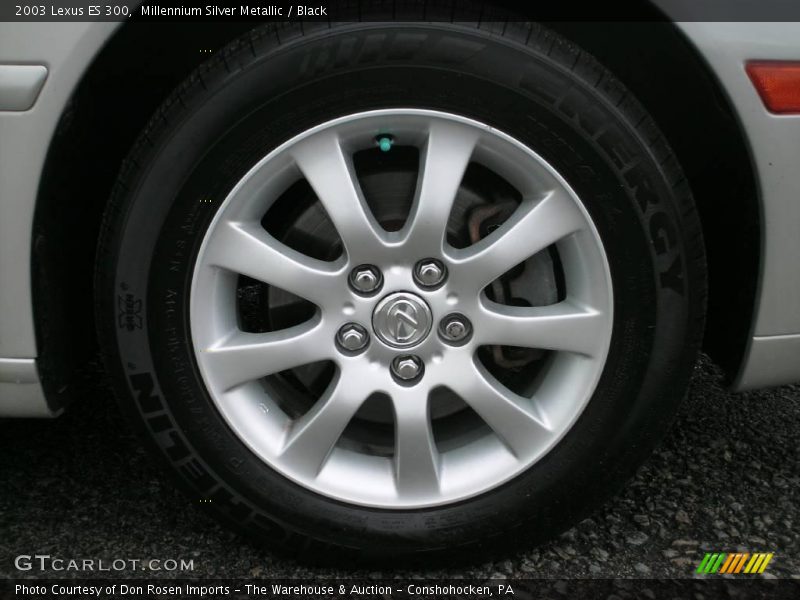 Millennium Silver Metallic / Black 2003 Lexus ES 300