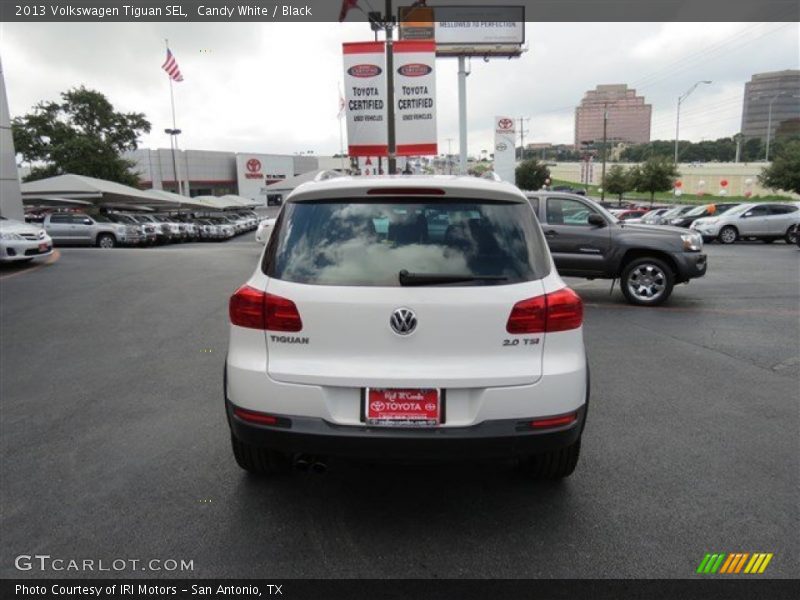 Candy White / Black 2013 Volkswagen Tiguan SEL