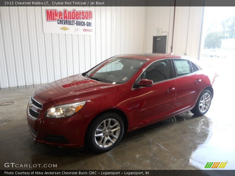Crystal Red Tintcoat / Jet Black 2013 Chevrolet Malibu LT