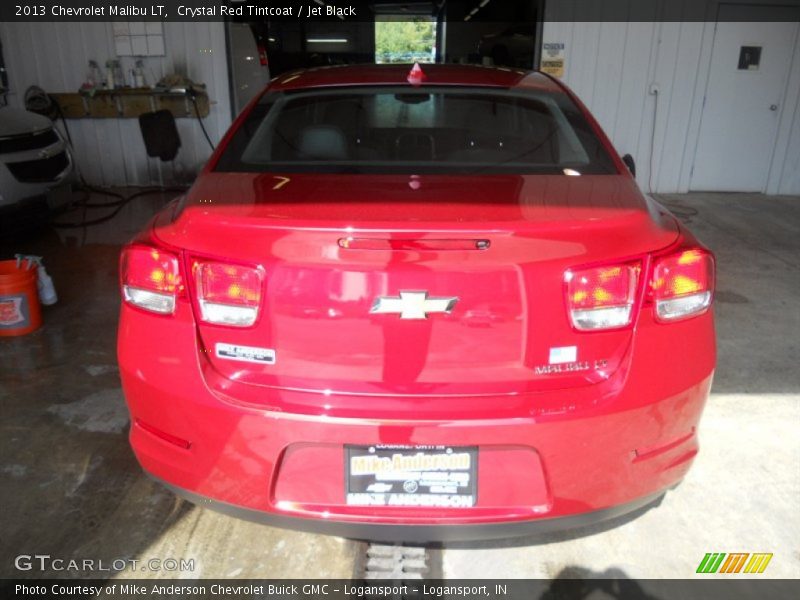 Crystal Red Tintcoat / Jet Black 2013 Chevrolet Malibu LT