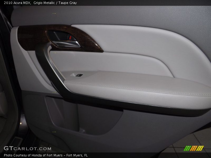 Grigio Metallic / Taupe Gray 2010 Acura MDX