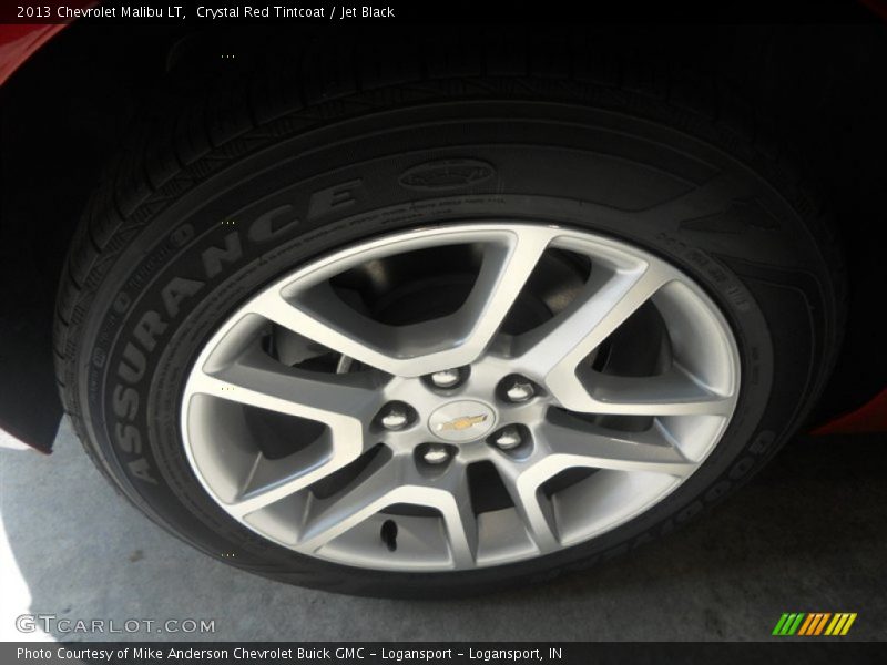 Crystal Red Tintcoat / Jet Black 2013 Chevrolet Malibu LT