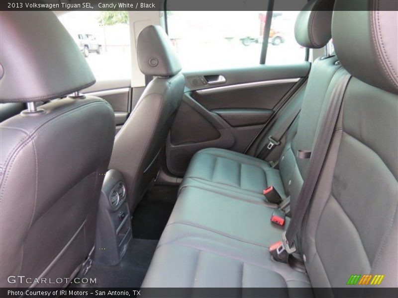 Candy White / Black 2013 Volkswagen Tiguan SEL