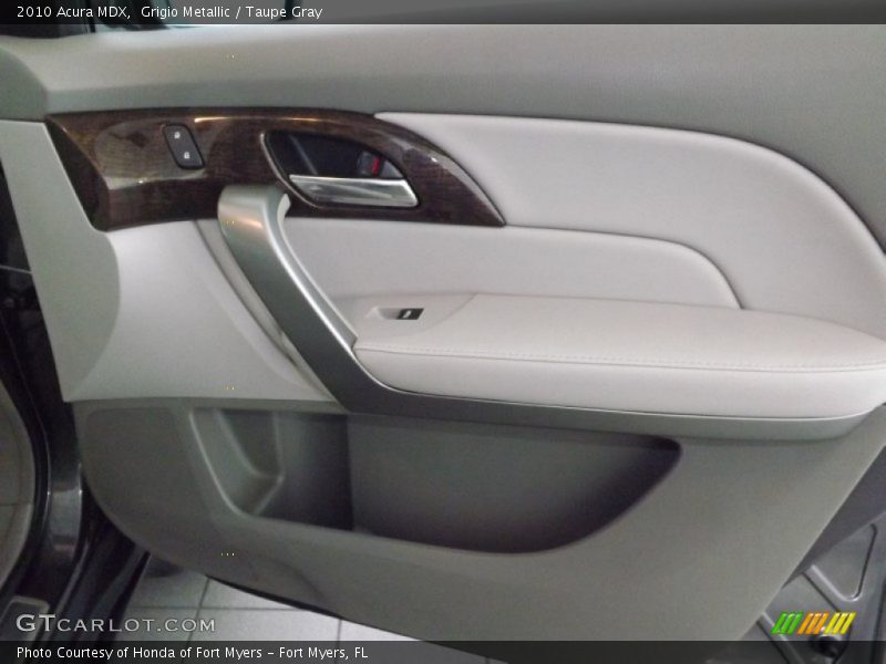 Grigio Metallic / Taupe Gray 2010 Acura MDX