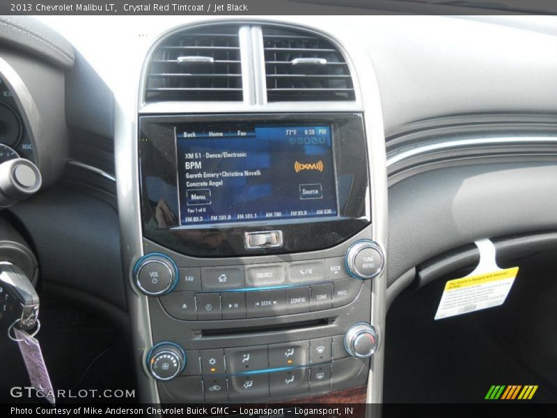 Crystal Red Tintcoat / Jet Black 2013 Chevrolet Malibu LT