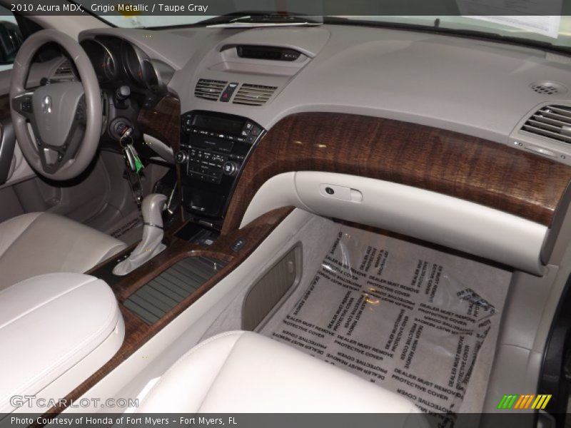 Grigio Metallic / Taupe Gray 2010 Acura MDX