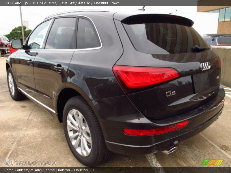 Lava Gray Metallic / Chestnut Brown 2014 Audi Q5 2.0 TFSI quattro