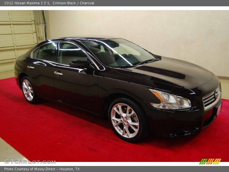 Crimson Black / Charcoal 2012 Nissan Maxima 3.5 S