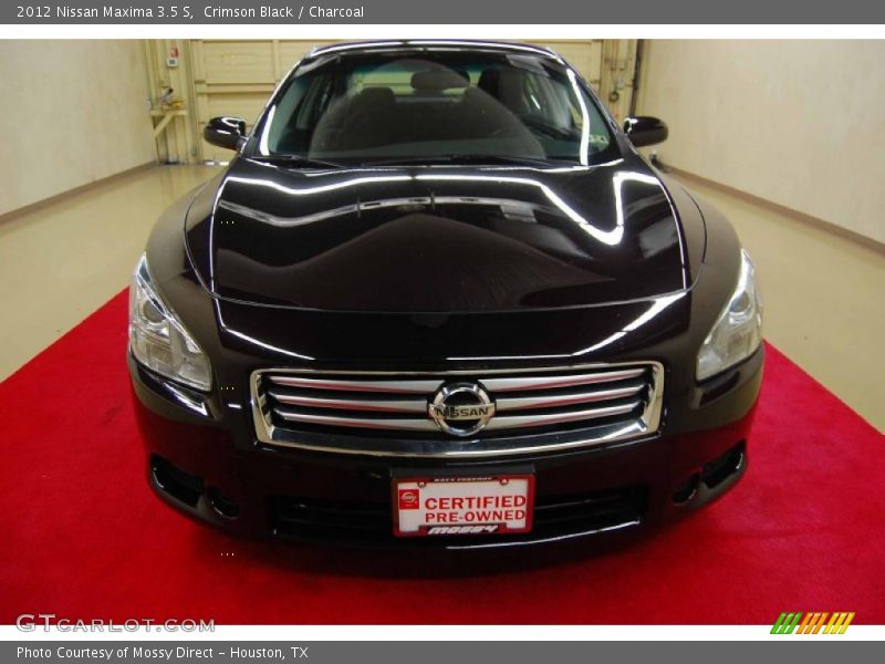 Crimson Black / Charcoal 2012 Nissan Maxima 3.5 S