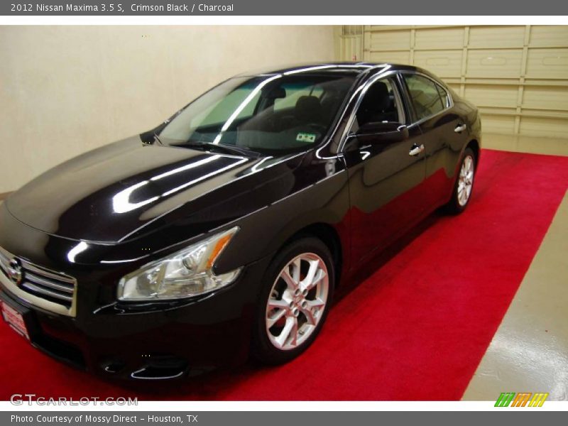 Crimson Black / Charcoal 2012 Nissan Maxima 3.5 S