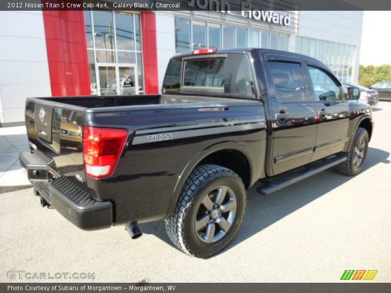 Galaxy Black / Charcoal 2012 Nissan Titan S Crew Cab 4x4