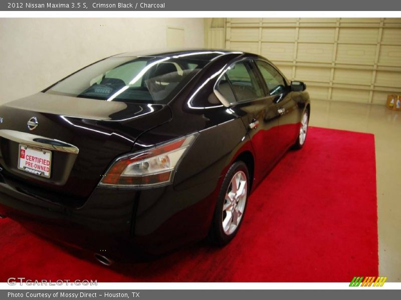 Crimson Black / Charcoal 2012 Nissan Maxima 3.5 S