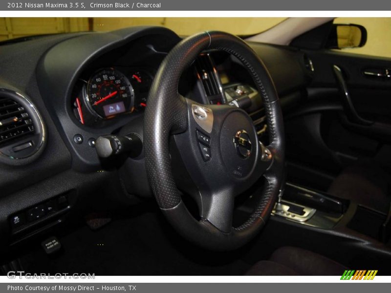 Crimson Black / Charcoal 2012 Nissan Maxima 3.5 S