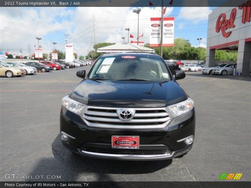 Black / Ash 2012 Toyota Highlander V6