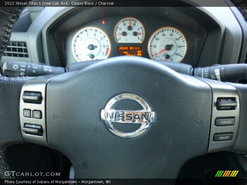 Galaxy Black / Charcoal 2012 Nissan Titan S Crew Cab 4x4