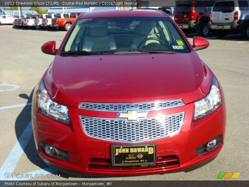 Crystal Red Metallic / Cocoa/Light Neutral 2012 Chevrolet Cruze LTZ/RS