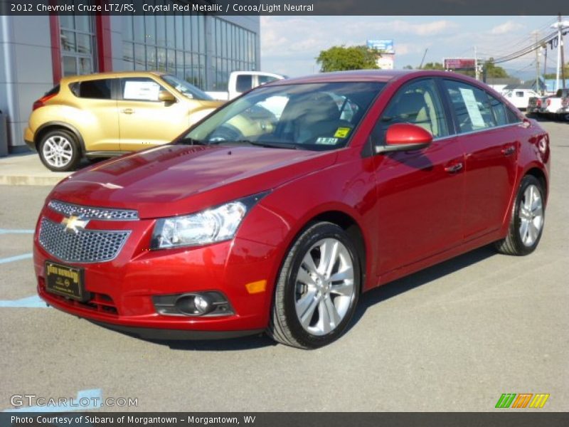 Crystal Red Metallic / Cocoa/Light Neutral 2012 Chevrolet Cruze LTZ/RS