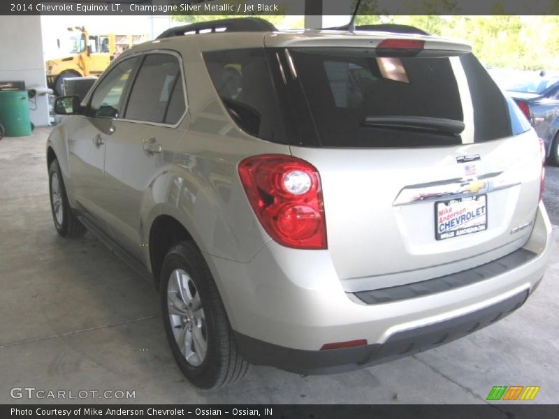 Champagne Silver Metallic / Jet Black 2014 Chevrolet Equinox LT