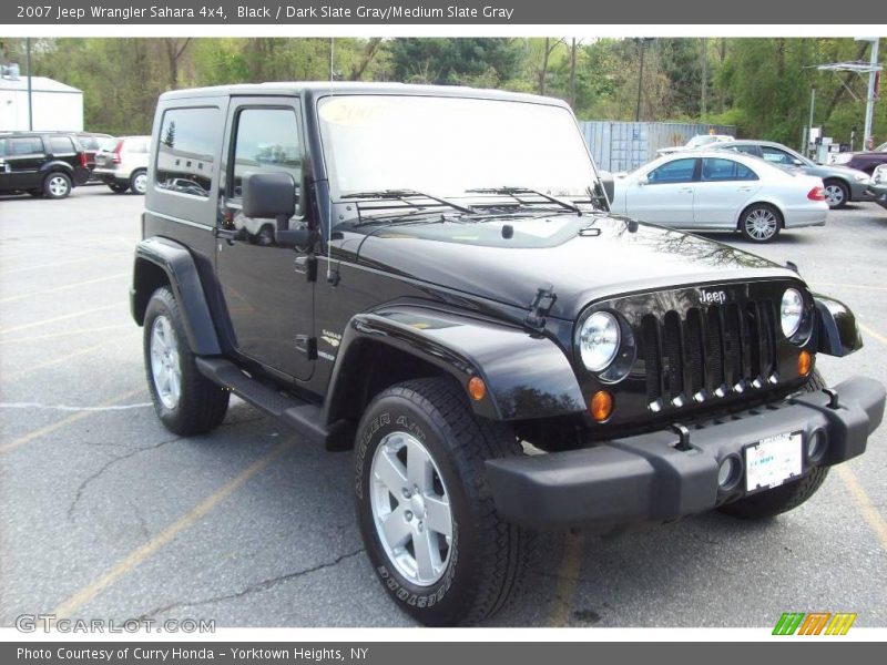 Black / Dark Slate Gray/Medium Slate Gray 2007 Jeep Wrangler Sahara 4x4