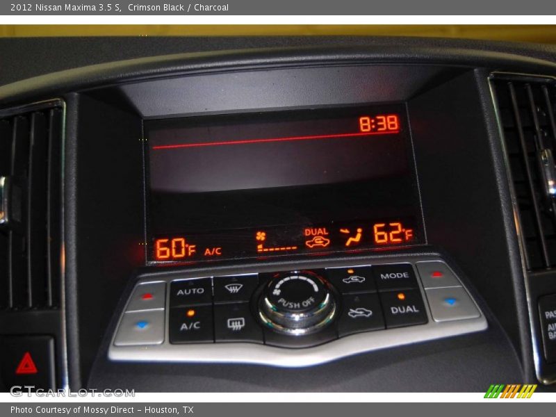 Crimson Black / Charcoal 2012 Nissan Maxima 3.5 S