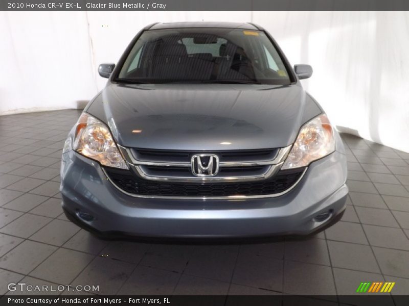 Glacier Blue Metallic / Gray 2010 Honda CR-V EX-L