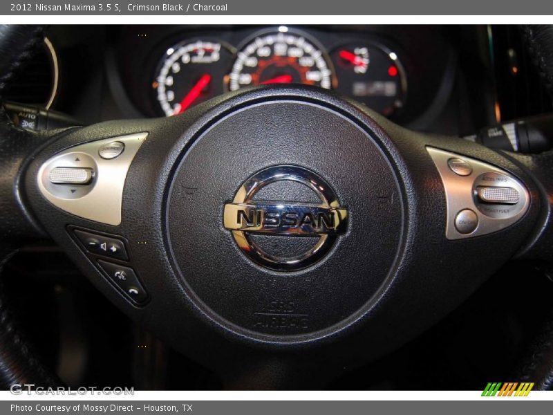 Crimson Black / Charcoal 2012 Nissan Maxima 3.5 S