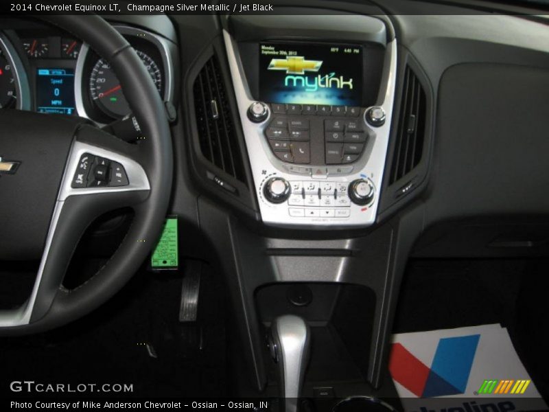 Champagne Silver Metallic / Jet Black 2014 Chevrolet Equinox LT