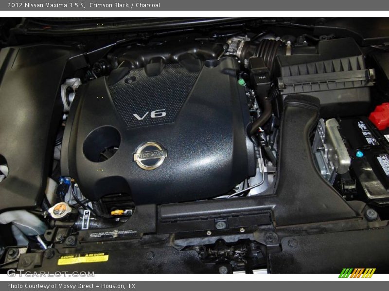 Crimson Black / Charcoal 2012 Nissan Maxima 3.5 S