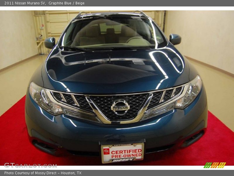 Graphite Blue / Beige 2011 Nissan Murano SV