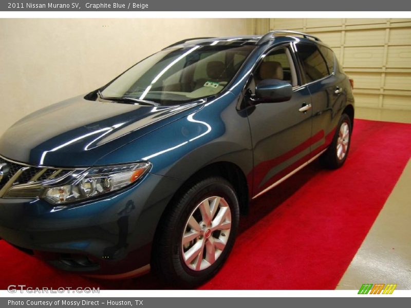 Graphite Blue / Beige 2011 Nissan Murano SV