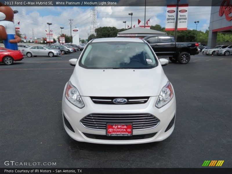 White Platinum / Medium Light Stone 2013 Ford C-Max Hybrid SE
