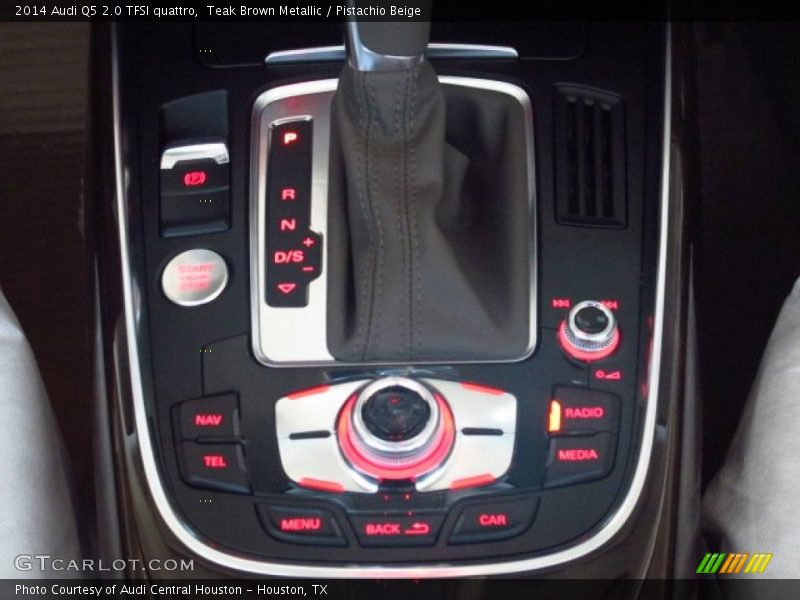 Teak Brown Metallic / Pistachio Beige 2014 Audi Q5 2.0 TFSI quattro