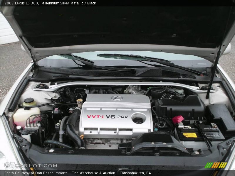 Millennium Silver Metallic / Black 2003 Lexus ES 300