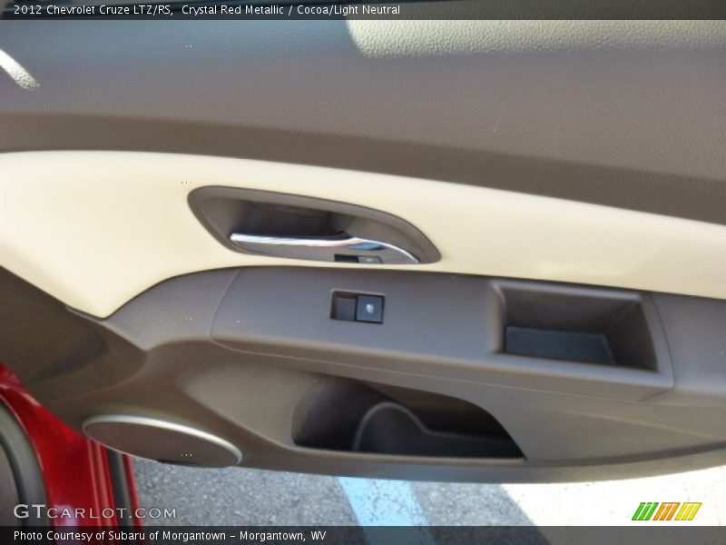 Crystal Red Metallic / Cocoa/Light Neutral 2012 Chevrolet Cruze LTZ/RS