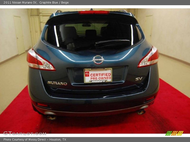 Graphite Blue / Beige 2011 Nissan Murano SV