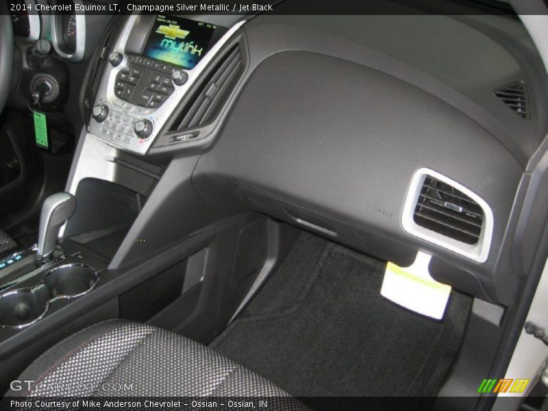 Champagne Silver Metallic / Jet Black 2014 Chevrolet Equinox LT