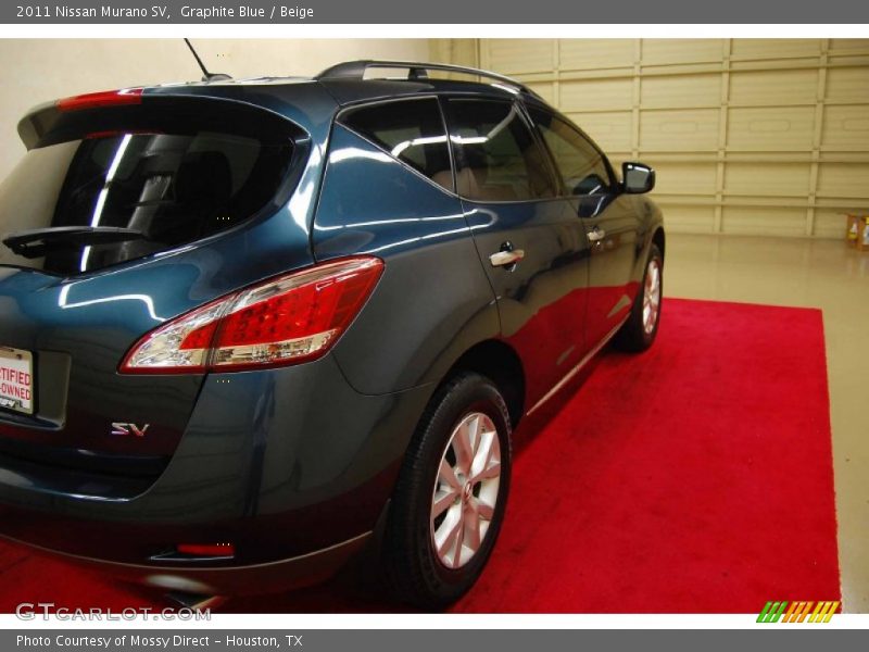 Graphite Blue / Beige 2011 Nissan Murano SV