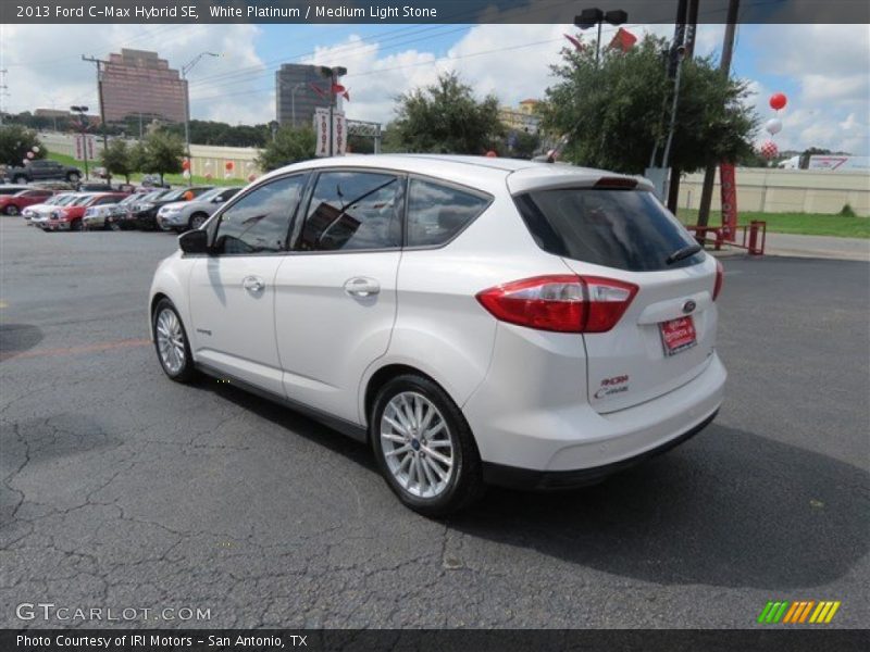 White Platinum / Medium Light Stone 2013 Ford C-Max Hybrid SE