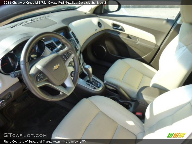 Crystal Red Metallic / Cocoa/Light Neutral 2012 Chevrolet Cruze LTZ/RS