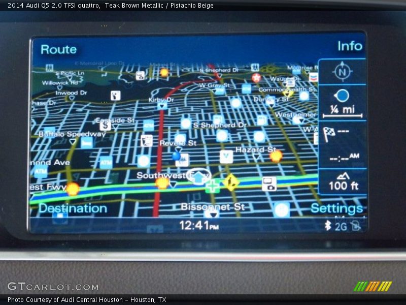 Navigation of 2014 Q5 2.0 TFSI quattro