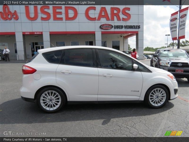 White Platinum / Medium Light Stone 2013 Ford C-Max Hybrid SE