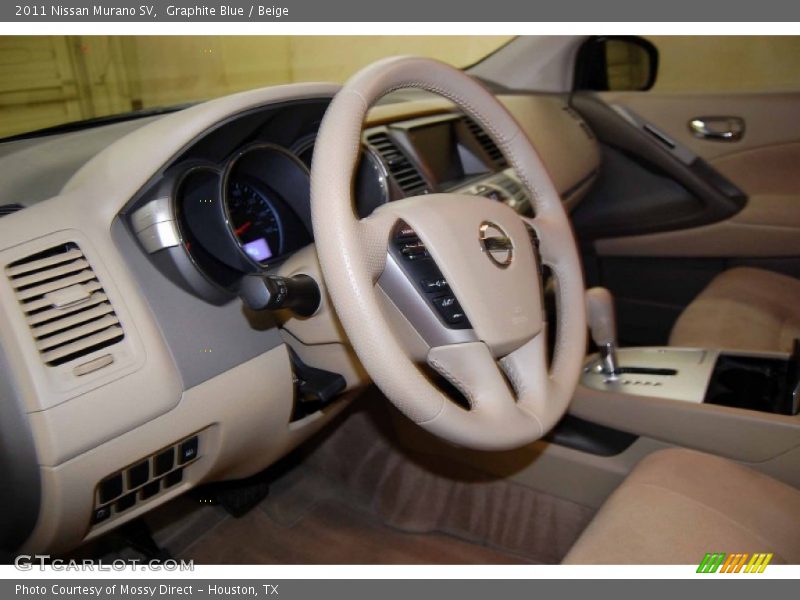 Graphite Blue / Beige 2011 Nissan Murano SV