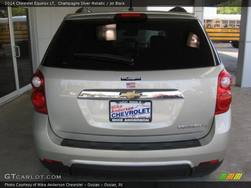 Champagne Silver Metallic / Jet Black 2014 Chevrolet Equinox LT