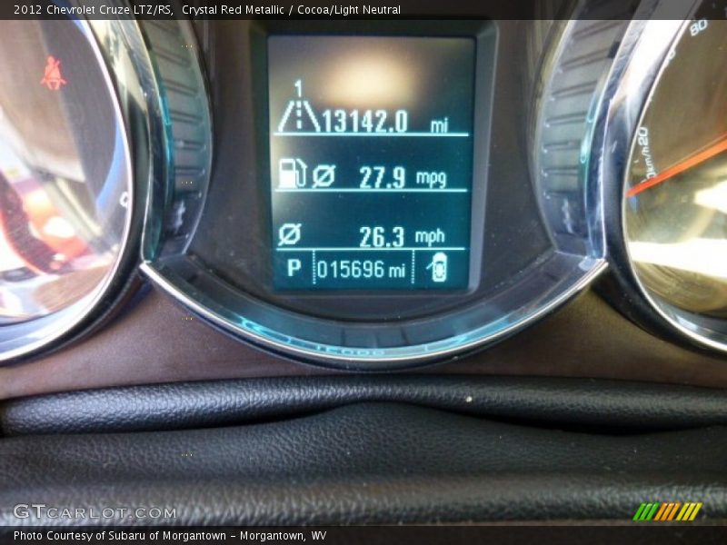 Crystal Red Metallic / Cocoa/Light Neutral 2012 Chevrolet Cruze LTZ/RS